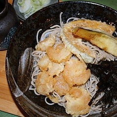 冷し小海老蕎麦