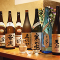 日本が誇る焼酎大国「九州」の銘柄を豊富にご用意しております！飲み比べもできます◎