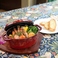 【ディナー単品】県産車海老(魚介)とこだわり季節野菜アヒージョ
