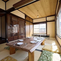 【まるでお家のような温かな和空間】
