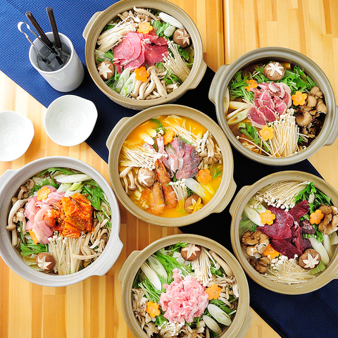 陶板焼きで焼肉スタイルも！名物のウニ鍋は人気No1◎Google☆4.2！団体様◎飲み放題◎