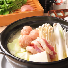 比内地鶏水炊き鍋 一人前