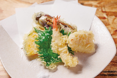天ぷら５種盛り