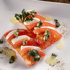 トマトマリネとモッツアレラのカプレーゼ