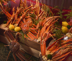 ■大人気のカニビュッフェ