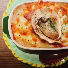 濃厚な牡蠣のグラタン