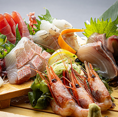 本日の九州鮮魚入り刺身三種盛り