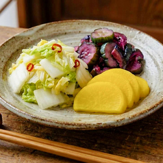 漬物盛り合わせ