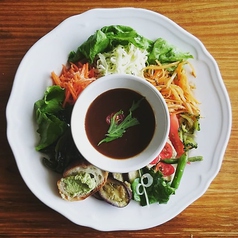 【糸島野菜を使った栄養価の高い食事】の写真