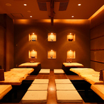 堀ごたつも完備しており、長時間でも楽な姿勢で寛げます。足を伸ばしてごゆっくりとお楽しみください