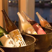 お料理に合わせる自然派ワインや日本酒、生樽から提供するクラフトビールは日々5～6種類ご用意しております。