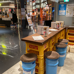 店内全てスタンディング席のみ