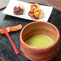 お抹茶&お団子セット