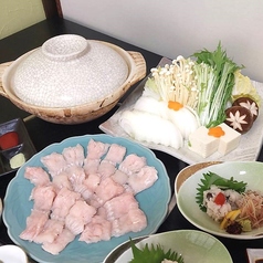 ふぐとかにとうなぎ 太閤ふぐのコース写真