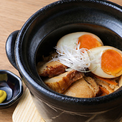 自家製豚角煮の土鍋ごはん