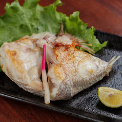 真鯛のカマ塩焼き