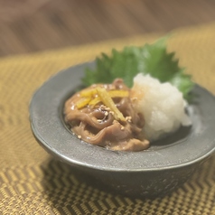 スルメイカの肝和え