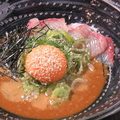 料理メニュー写真&nbsp;胡麻かんぱちユッケ