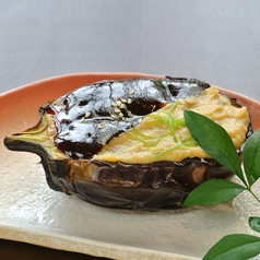 小平産茄子の2色田楽