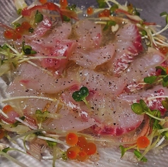 鮮魚のカルパッチョ