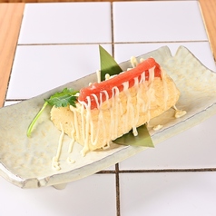 明太子マヨ乗せ出汁巻き