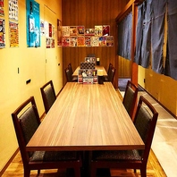 【新橋での飲み会に】テーブル個室：8名様迄対応可能