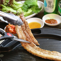 厚切りサムギョプサル(豚三枚肉)セット/特製味噌だれサムギョプサルセット
