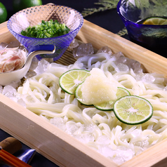 稲庭うどん 酢橘香る花冷えおろしつゆ