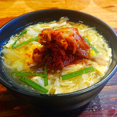 玉子キムチ雑炊