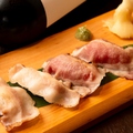 料理メニュー写真 イベリコ豚の肉寿司