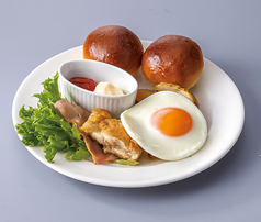 【お子様キッチン】チキン&目玉焼き