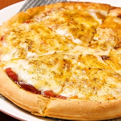 ペパロニサラミのピザ