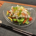 料理メニュー写真&nbsp;長芋と梅のサラダ餃子(3個)