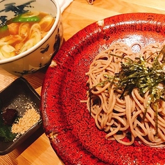 伊達鶏団子のつけ蕎麦