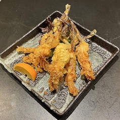 乙姫ニンニクの天ぷら