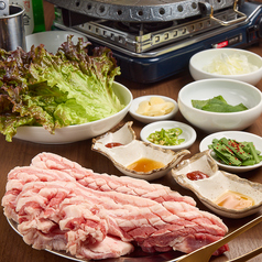 韓国料理ハヌリのコース写真