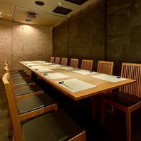 完全個室完備！幅広いシーンに対応します