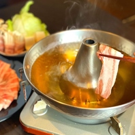 あじ豚のまろやかな脂と引き立つ柔らかさのしゃぶしゃぶ