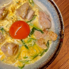 出汁で食べる親子丼