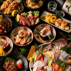 【厳選海鮮×明太子×もつすき焼き】大人の贅沢◆食べ飲み放題◆居酒屋HAYAKAWA天神店の特集写真