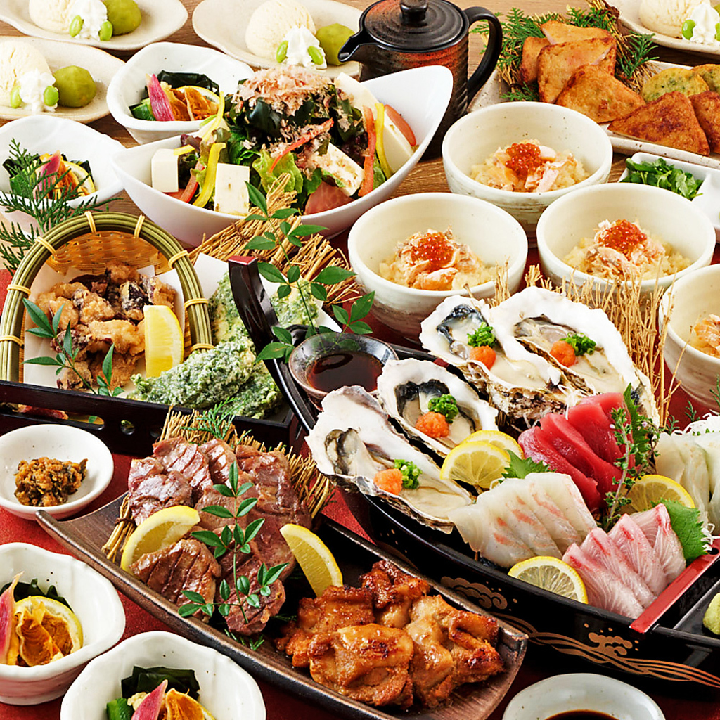 「牛たん」や「生牡蠣」「はらこ飯」などの海の幸は、宮城の地酒との相性は抜群！