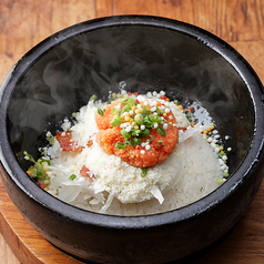 たっぷりたらことチーズの石焼クリームご飯