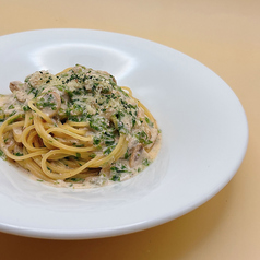 福島県産あおさの明太子クリームパスタ