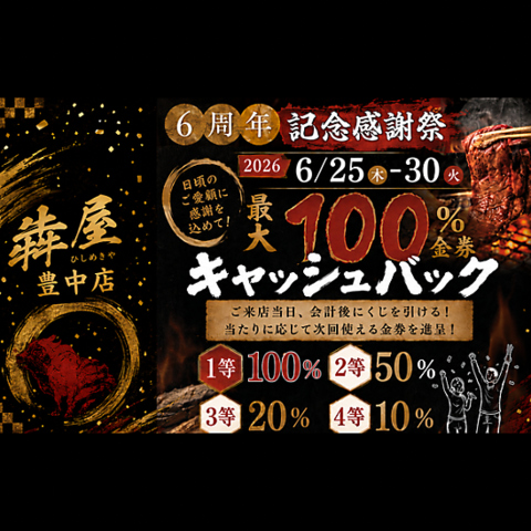 祝6周年！6/25-6/30 は周年祭！