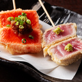 料理メニュー写真&nbsp;レア串天ぷら2種盛り合わせ