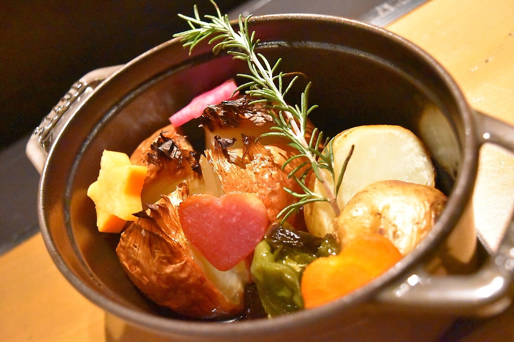 野菜の旨味　ダッチオーブン