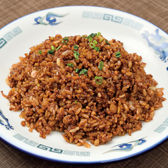 【肉未洋葱黒炒飯】豚ひき肉と玉ねぎの黒炒飯