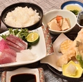 料理メニュー写真 刺身天ぷら定食