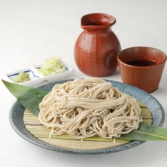 冷やしざる　布のり蕎麦