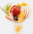料理メニュー写真&nbsp;ミックスフルーツパフェ